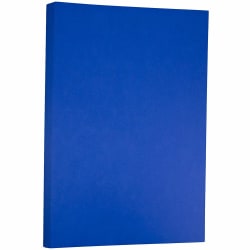 JAM Paper® Card Stock, Presidential Blue, Ledger (11" x 17"), 65 Lb, Pack Of 250