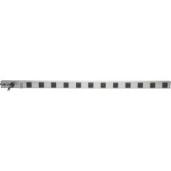 Tripp Lite Surge Protector Power Strip 120V 10 5-15R; 2 5-15/20R 15' Cord - 2 x NEMA 5-15/20R, 10 x NEMA 5-15R - 2400 VA - 1650 J - 120 V AC Input - 120 V AC Output