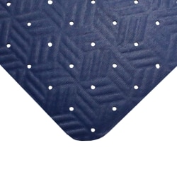 M + A Matting Wet Step Antifatigue Floor Mat, 24" x 36", Blue