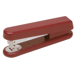SKILCRAFT® Standard Full Strip Stapler, Burgundy