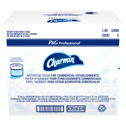 Charmin For Commercial Use Toilet Paper, Individually Wrapped, 2-Ply Standard Roll, 75 Rolls / Case, 450 Sheets / Roll