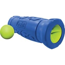 GoFit 12-Inch Go-Size Barrel Roller with Massage Ball - Foam