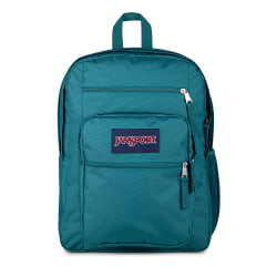 Jansport Big Student Backpack With 15" Laptop Pocket, 90% Recycled, Emerald Pool, Total Qty 1