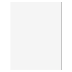 Riverside® Groundwood Construction Paper, 100% Recycled, 18" x 24", Bright White, Pack Of 50