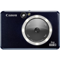 Canon ivy CLIQ+2 - Digital camera - compact with instant photo printer - 8.0 MP - Bluetooth - midnight navy