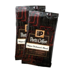 Peet's® Coffee & Tea Single-Serve Coffee Packets, Major Dickason's Blend Coffee, Carton Of 18