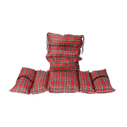 DMI® Comfort Pillow Cushion, 16" x 16", Plaid