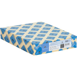 Sparco Color Multi-Use Printer & Copy Paper, Canary, Letter (8.5" x 11"), 500 Sheets Per Ream, 20 Lb, 90 Brightness, 30% Recycled