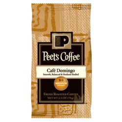 Peet's® Coffee & Tea Single-Serve Coffee Packets, Cafe Domingo Coffee, Carton Of 18