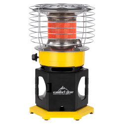 Comfort Gear® PPH360-18 18,000-BTU Indoor/Outdoor Portable Personal 360° Propane Heater, Black & Yellow
