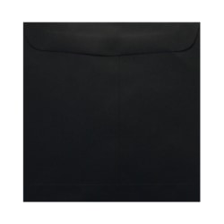 LUX Square Envelopes, 9 1/2" x 9 1/2", Gummed Seal, Midnight Black, Pack Of 500