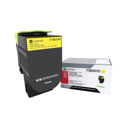 Lexmark™ 71B0040 Yellow Toner Cartridge