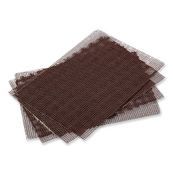 AmerCareRoyal® Griddle Screen, Aluminum Oxide, 4 x 5.5, Brown, 20/Pack, 10 Packs/Carton