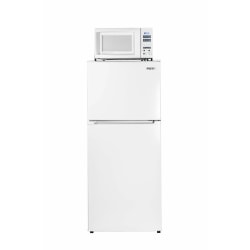 Danby 10 Cu. Ft./0.9 Cu. Ft. Combination Refrigerator/Microwave, Right Side Hinge, White