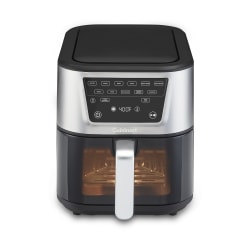 Cuisinart CompactMax Basket Air Fryer, 8-Quart, Black/Silver
