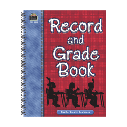 Teacher Created Resources Plaid Record And Grade Books, Pack Of 4