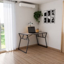 Ducon Modern Tension Desk, Gray, Total Qty 1