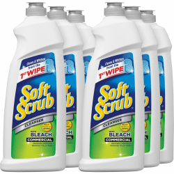 Dial Soft Scrub Bleach Liquid Cleanser, 36 Oz Bottle, Case Of 6