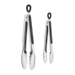 Cuisinart Stainless Steel Tongs, Silver, Set Of 2 Tongs