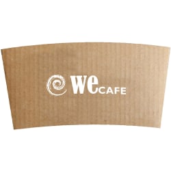 Custom Kraft Coffee Clutch Insulated Beverage Wrap, 2-3/4" x 5-1/2"