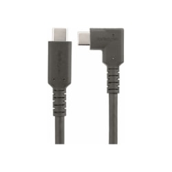 StarTech.com 3ft (1m) Rugged Right Angle USB-C Cable, USB 10 Gbps, USB C to C Data Transfer Cable, 100W PD, 4K 60Hz, 90 Degree USB-C Cable