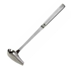 Winco Stainless-Steel Spout Ladle, 2 Oz, Silver