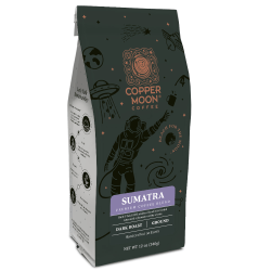 Copper Moon® Coffee Ground Coffee, Sumatra Blend, 12 Oz Per Bag
