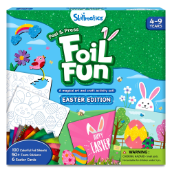 Skillmatics Foil Fun Easter Cards Craft Kit, Kit Of 180 Pieces