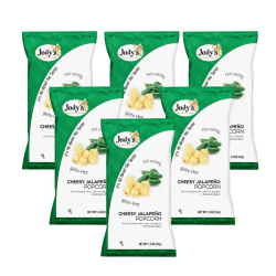 Jody's Popcorn Cheesy Jalapeno Popcorn, 1.8 Oz, Pack Of 6 Bags