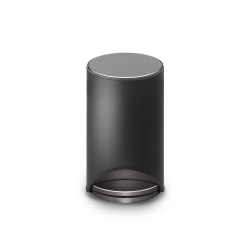 Joseph Joseph 10-Liter Pedal Step Can, 17-5/8"H x 10-1/4"W x 10-1/2"D, Black