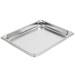 Hoffman Stainless Steel Steam Table Pans, Anti-Jam, 1-1/4"H x 10"W x 13"D, Pack Of 6 Pans