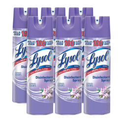Lysol® Breeze Disinfectant Spray, 19 Oz, Early Morning Breeze Scent, Carton Of 12 Bottles