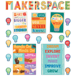 Carson Dellosa Education Makerspace Bulletin Board Set