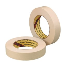 Scotch® Paper Masking Tape, 1" x 2,160", Tan