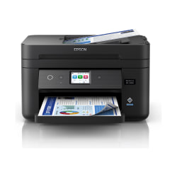 Epson WorkForce WF-2960 - Multifunction printer - color - ink-jet - Legal (8.5 in x 14 in) (original) - A4/Legal (media) - up to 11 ppm (copying) - up to 14 ppm (printing) - 150 sheets - 33.6 Kbps - USB 2.0, Wi-Fi(n), LAN
