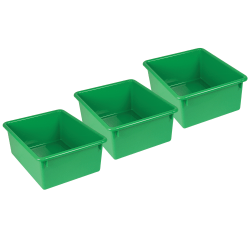 Romanoff Stowaway Letter Boxes, 5-1/4"H x 10-1/2"W x 13-1/4"D, Green, Pack Of 3 Boxes