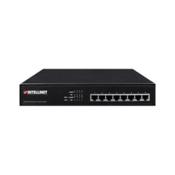 Intellinet 8-Port Gigabit Ethernet PoE+ Switch, 8x PoE ports, IEEE 802.3at/af Power-over-Ethernet (PoE+/PoE), Endspan, Desktop, Box - 560641