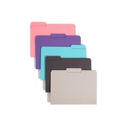 Smead® Interior Folders, Letter Size, Assortment, Box Of 100