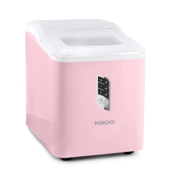 Igloo Self-Cleaning 26 Lb Ice Maker, Pink