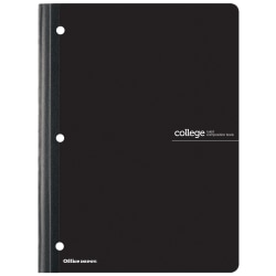 Office Depot® Brand Composition Book, 8-1/2" x 11", College Ruled, 80 Sheets, Black
