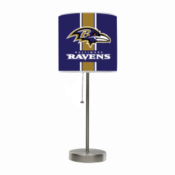 Imperial NFL Table Accent Lamp, 8"W, Baltimore Ravens