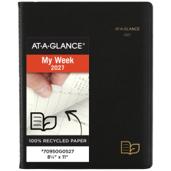 AT-A-GLANCE® Recycled Weekly Monthly Appointment Books