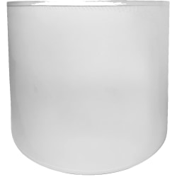 Lampshades Inc. Linen Round Lamp Shades, 16" x 18" x 12", White, Set Of 6 Shades