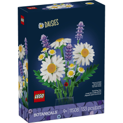 LEGO Botanicals Daisies Building Blocks Set, Total Qty 1