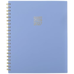 AT-A-GLANCE® Harmony Academic 2026-2027 Weekly Monthly Planner, Blue Aura, Large, 8 1/2" x 11"