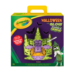 CreateOn Crayola Magnetic Tiles, Halloween Haunted House, Set Of 24 Pieces