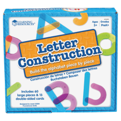 Learning Resources® Letter Construction Activity Set, Pre-K - Grade 4