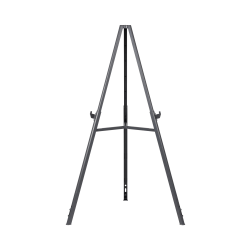 MasterVision® Quantum Lightweight Tripod Display Easel, 35 7/16" to 63" High, Plastic, Black