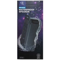 Quick Communication Corp.  Waterproof 178514 Wireless Speaker, Black