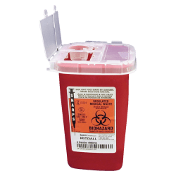 Unimed Sharps 0.25 Gallon Phlebotomy Container With Lid